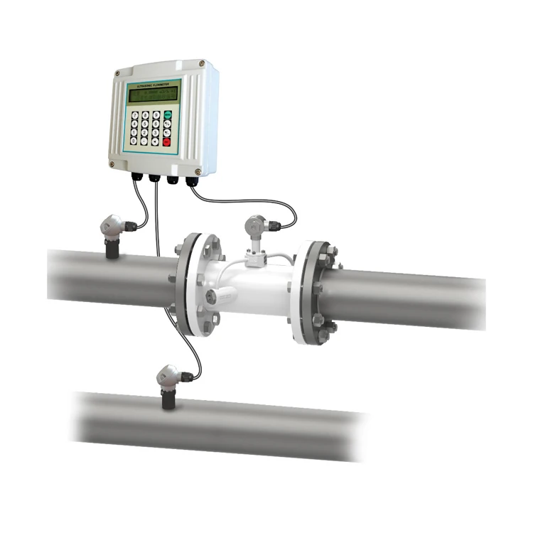 

low cost ultrasonic clamp-on flow meter water flowmeter flow rate sensor ultrasonic flow meter