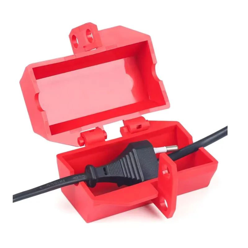 الأحمر مجموعة قفل كهربائي Tagout أطقم السلامة غلق بمشبك مزلاج تحذير العلامات قطاع دارة لوتو أقفال العلاقات النايلون مع حقيبة الجيب #5