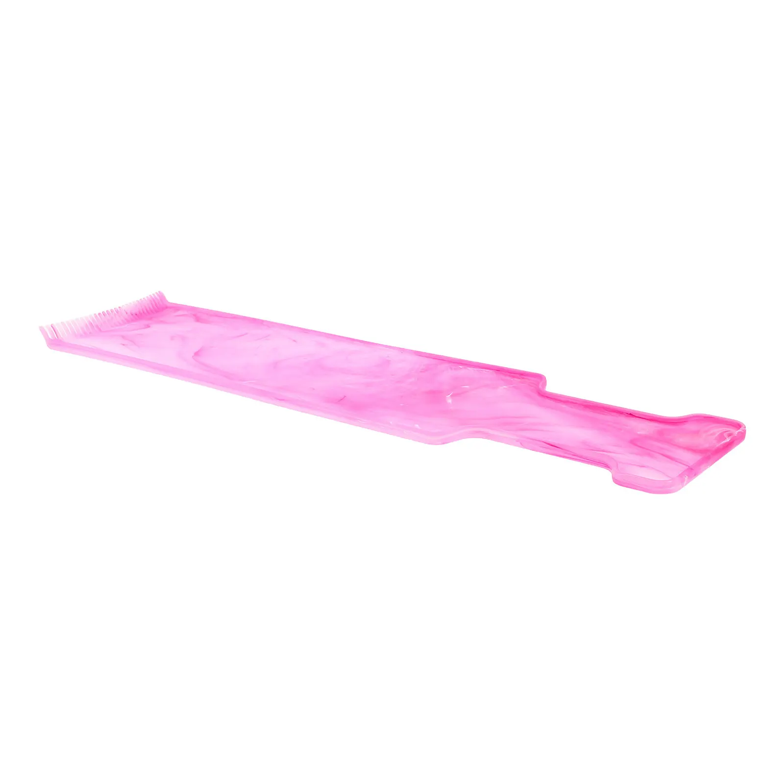 Salon Hair Dyeing Paddle Board Plastic Highlighting Board Hair Coloring Tool Comb for Precise Dyeing Highlighting Paddle Comb