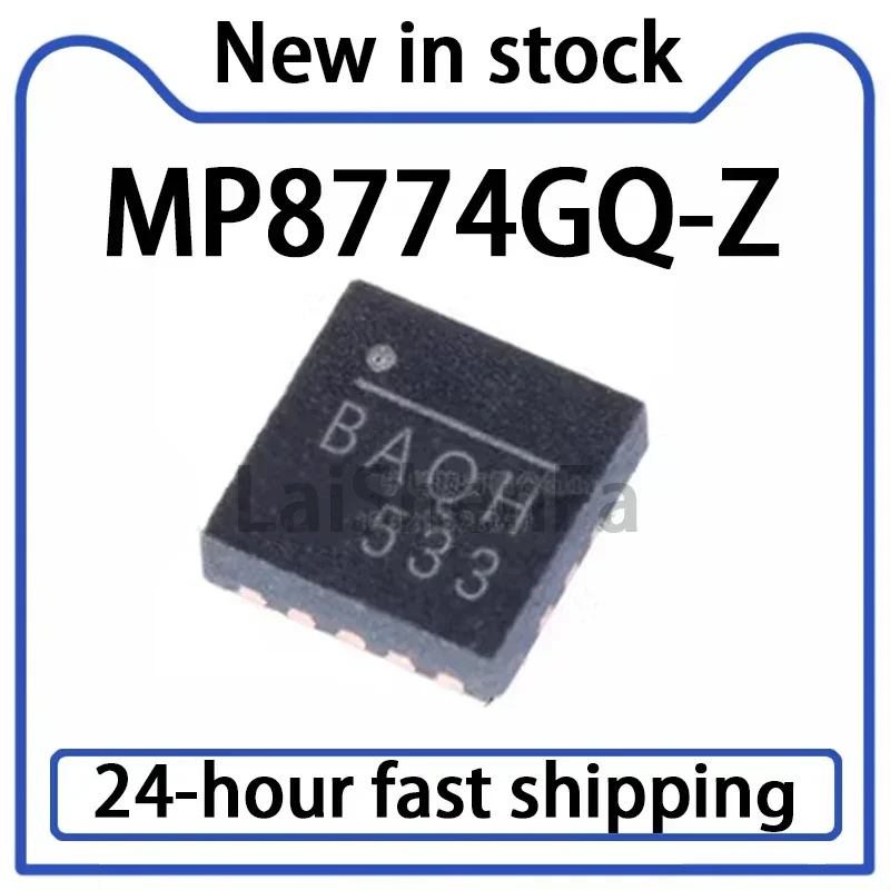 1PCS MP8774GQ-Z Silk Screen BAQ* MP8774GQ-P QFN16 New Synchronous Buck Converter