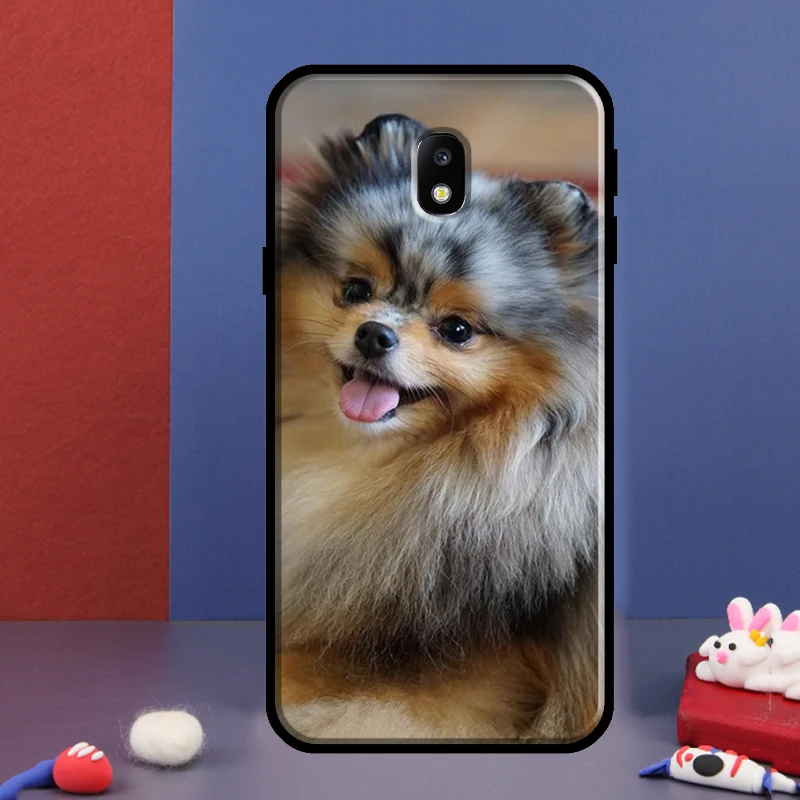 Pomeranian Dog Cover For Samsung Galaxy J5 J7 2017 A3 A5 J1 J3 2016 J8 A6 A8 A9 2018 J6 J4 Plus Back Case