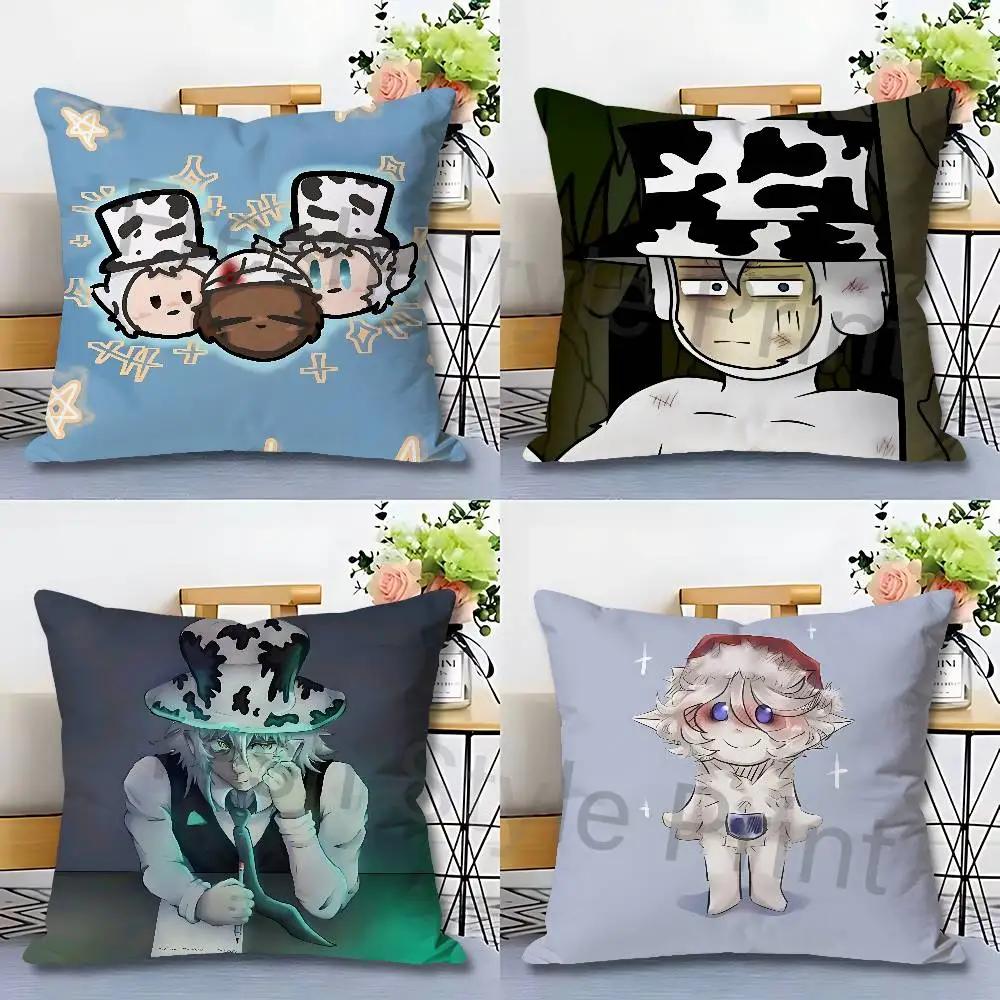 S-Slendytubbies 3 G-Guardian Anime Celebrity Merchandise All-Match Printed Pillow Case Sofa Car Office Room Decoration Protector