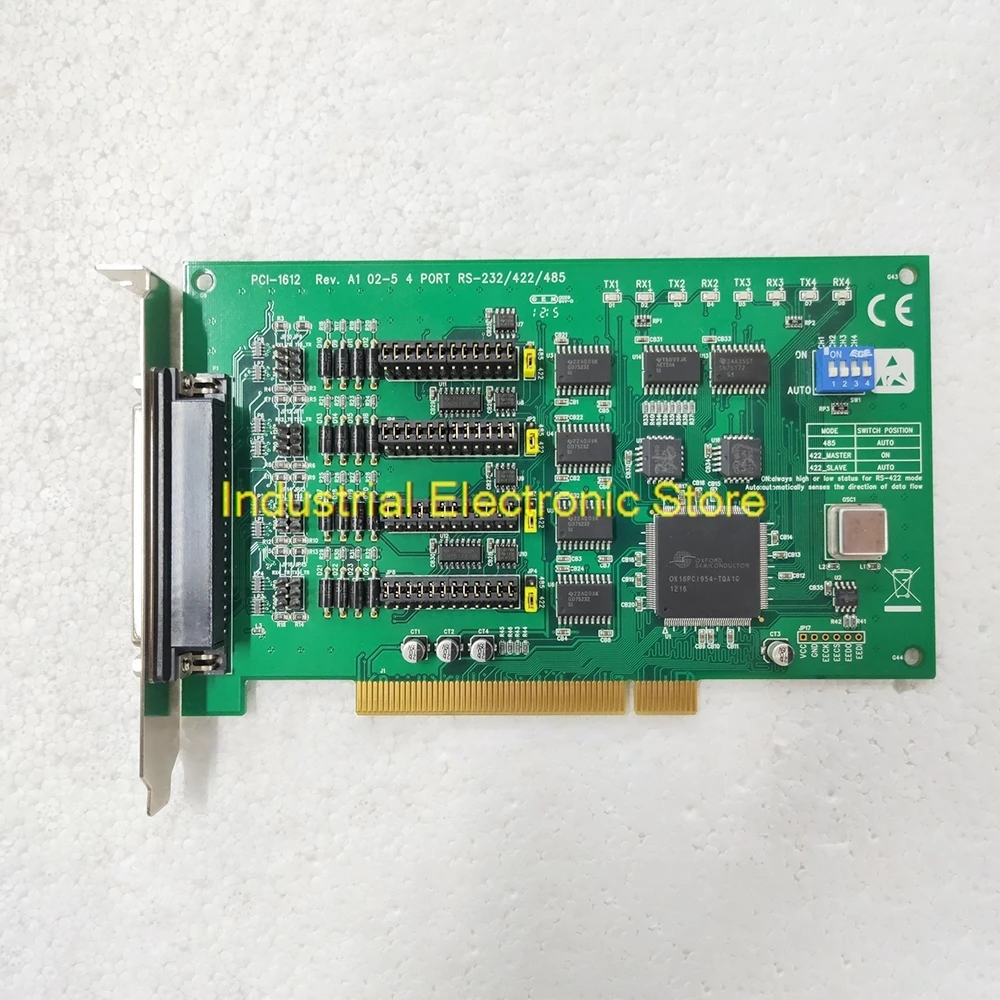 4 PORT RS-232/422/485 Data Capture Card For Advantech PCI-1612 REV.A1 02-1/02-2/02-5
