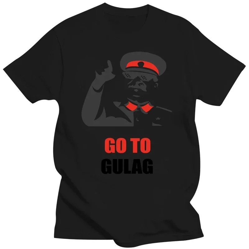 Stalin Go To Gulag Standard Unisex T-Shirt Exquisite cotton men t-shirts oversized t shirt men clothing harajuku