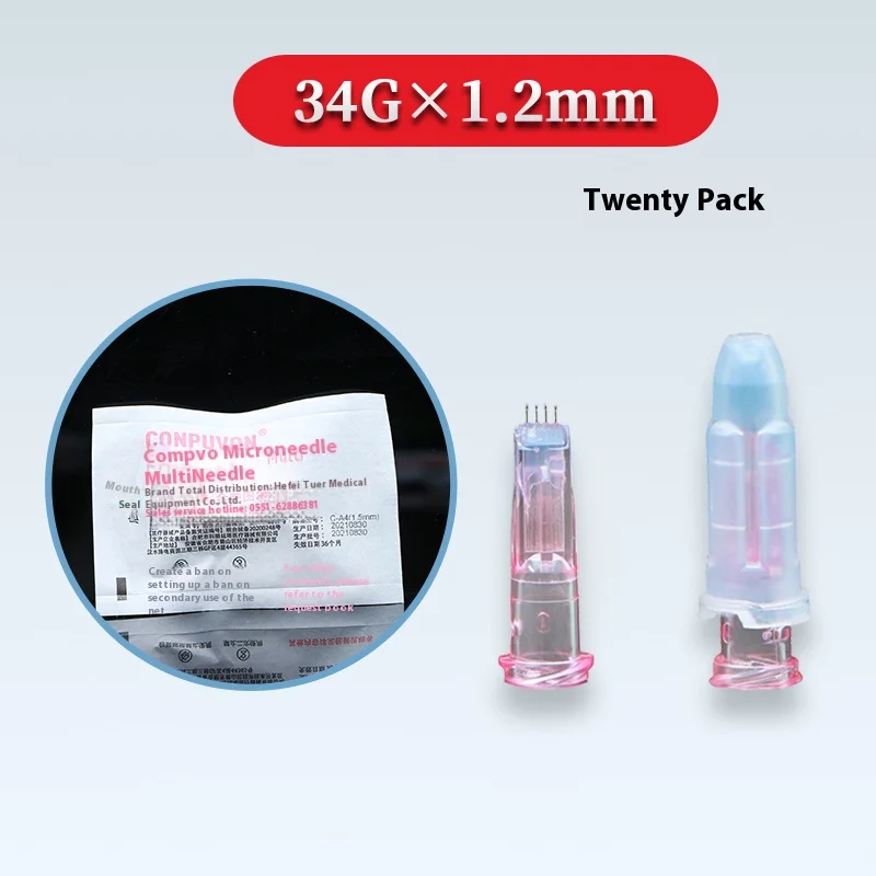 34G Disposable Small Needle 1.5/2.5 Non Painless Cosmetic Use Hand Needle Ultra-fine Mosquito Needle