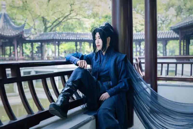 Chinese TV Series Er Ha ShaPoLang Guyun Changgeng Winnerisking Cosplay Costume Changgu Moran Cos Dress Hanfu Halloween