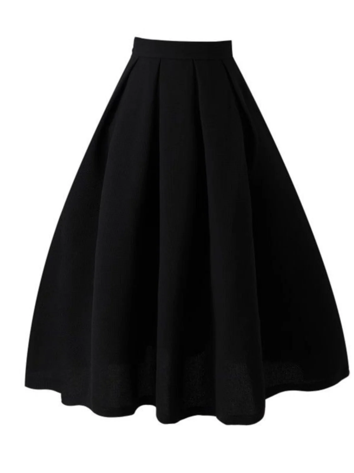 

Hebe Sle High Waist A-Line Skirt Women's Spring Summer New plus Size Belly Covering Umbrella Skirt Flared Skirt