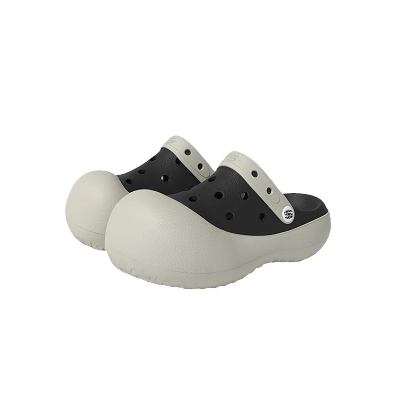 Hole Garden Shoes For Men 2024 Summer Instagram Women Thick Soled Soft Soled Outdoor Beach Sandals For Couples