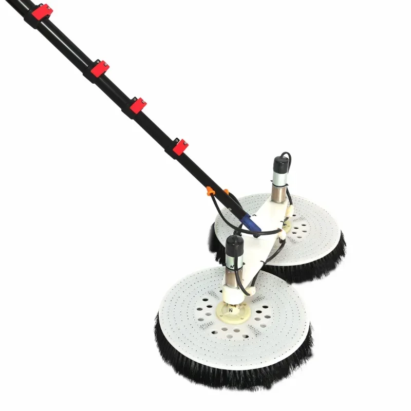 5.5m Solar Panel cleaning rotating brush Solar Panel Cleaning Machine