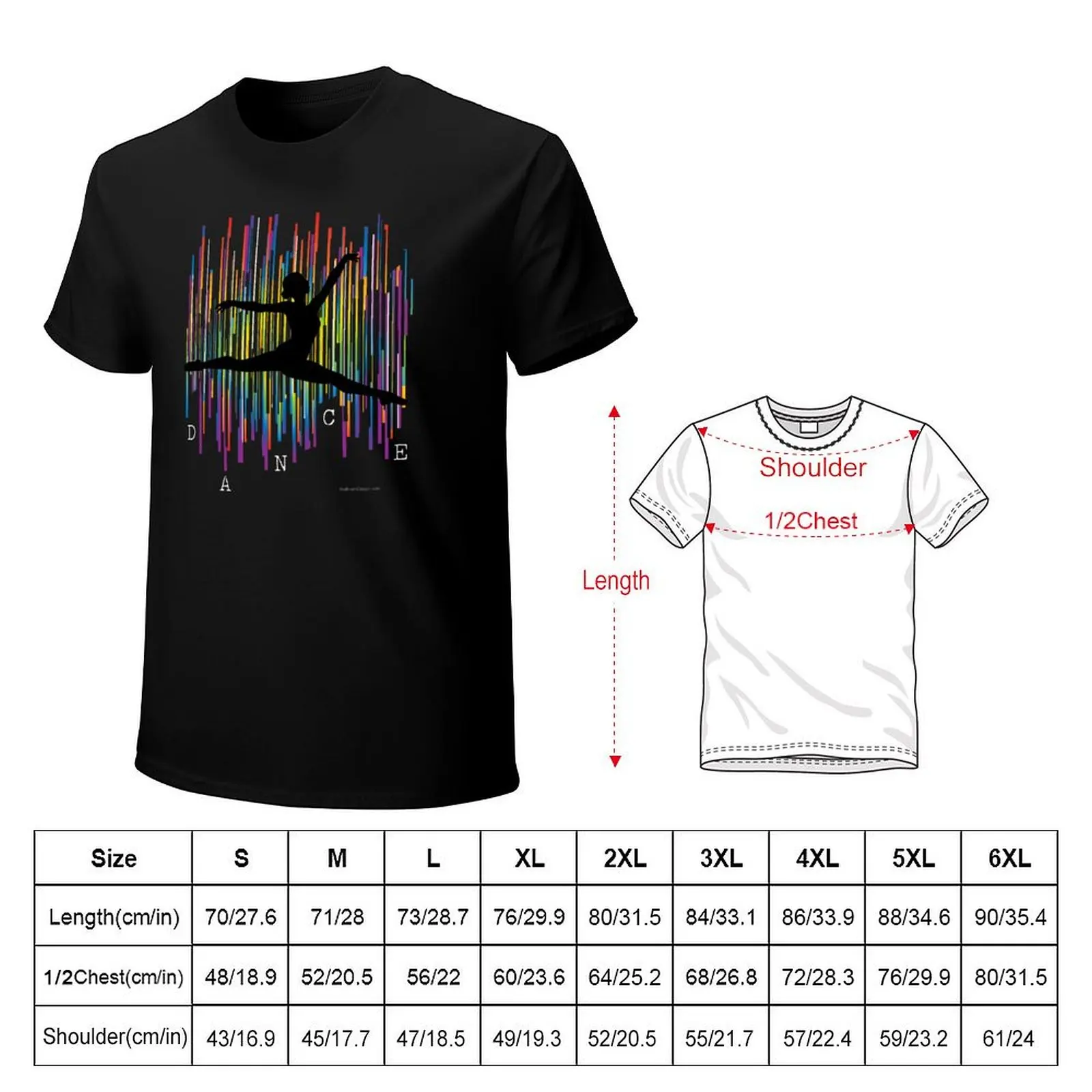 Line Dancer T-Shirt Plus Size Short Sleeve T-Shirt