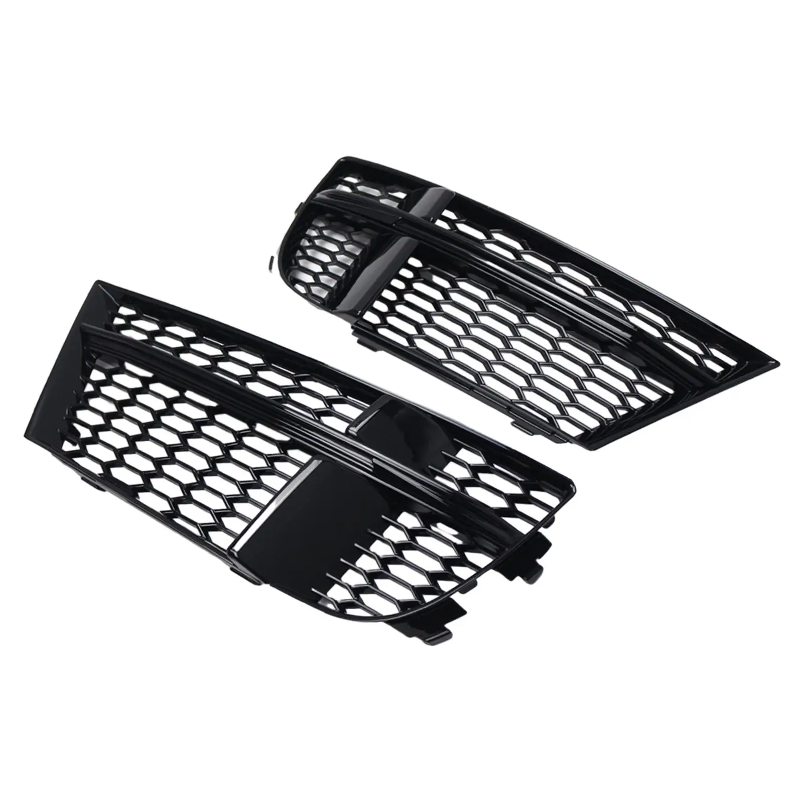 

2x Air Guide Grille Honeycomb Mesh Grille for Audi 2016-2020 Accessory