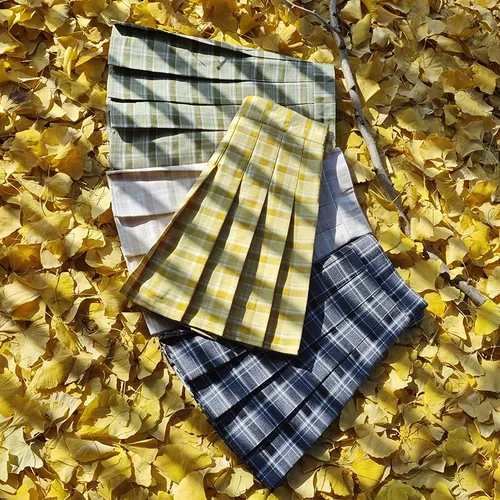 Imagen 2 del producto Falda a cuadros amarilla Y2k Harajuku estilo coreano moda Falda Corta Mujer ropa de otoño 2024 mujeres Mini faldas cortas de cintura alta