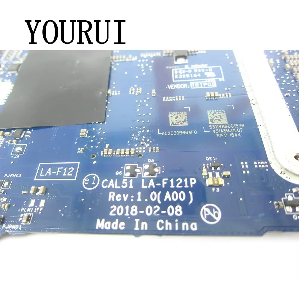 

CSRZSZ для DELL Inspiron 15 5575 5775, материнская плата для ноутбука с процессором R3/R5/R7 LA-F121P, материнская плата UMA, полный тест