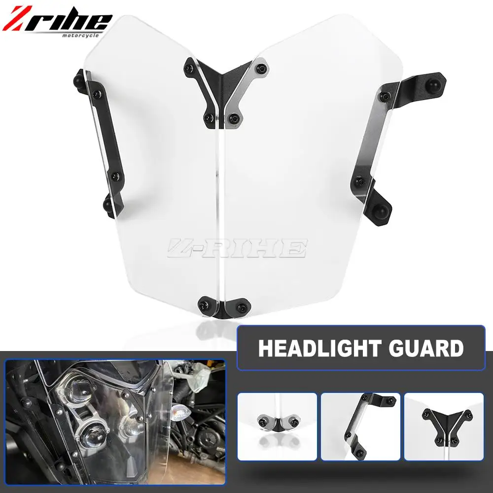 

Motorcycle Front Headlight Protector Grill Cover FOR YAMAHA TENERE Tenere 700 XTZ700 XTZ690 T7 2019-2021 TENERE700 Tenere700