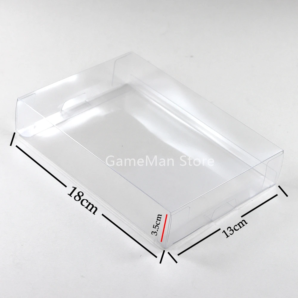 10 sztuk/partia dla Nintendo przezroczyste pudełka do gier dla SNES N64 pudełko do gier Protector Case CIB gry plastikowy ochraniacz PET — zdjęcie produktu 2
