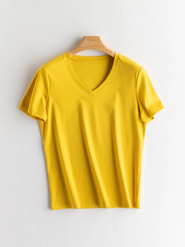 Mango Yellow V neck
