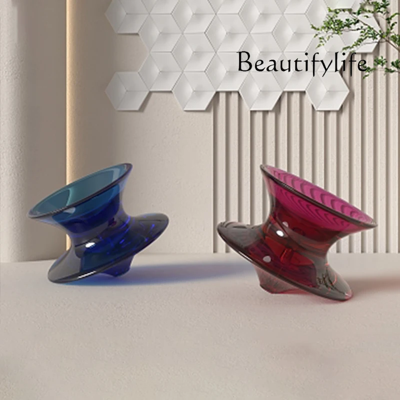 

T Creative design special-shaped seat transparent resin rotating gyro tumbler chair lazy chair