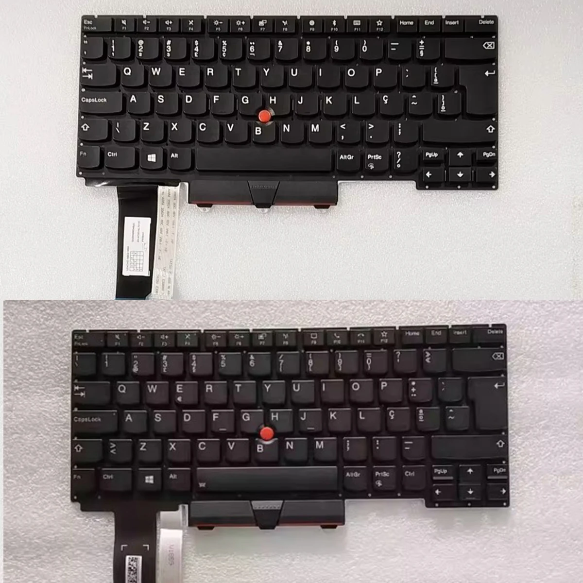 New Brazil Portuguese Keyboard for Lenovo Thinkpad E14 GEN2 E14 GEN3 E14 GEN4 R14 Gen 3 Gen 4 , S3 Gen2 Series BACKLIT No Frame