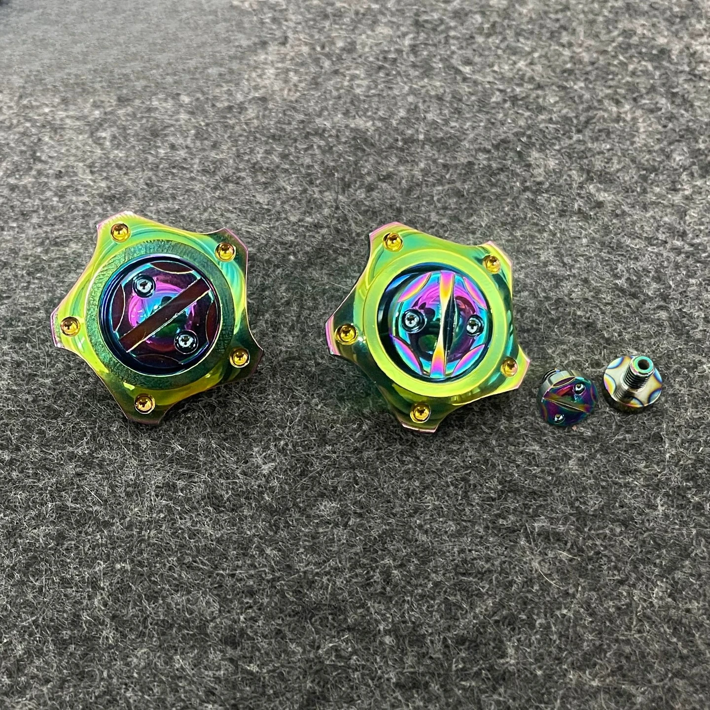 Colorful Helmet Visor Screw Nut Kit Modification Accessory for SK6 GP6 GP6S GP‑6RC Racing Helmet Lens Fastener Decor Parts