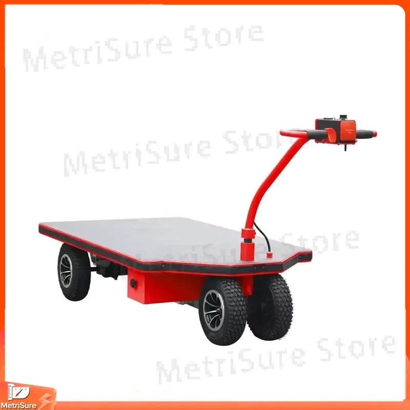 Trolley Battery Powered Platform Trolley Heavy Duty Industrial Cart for Warehouse Logistics Material