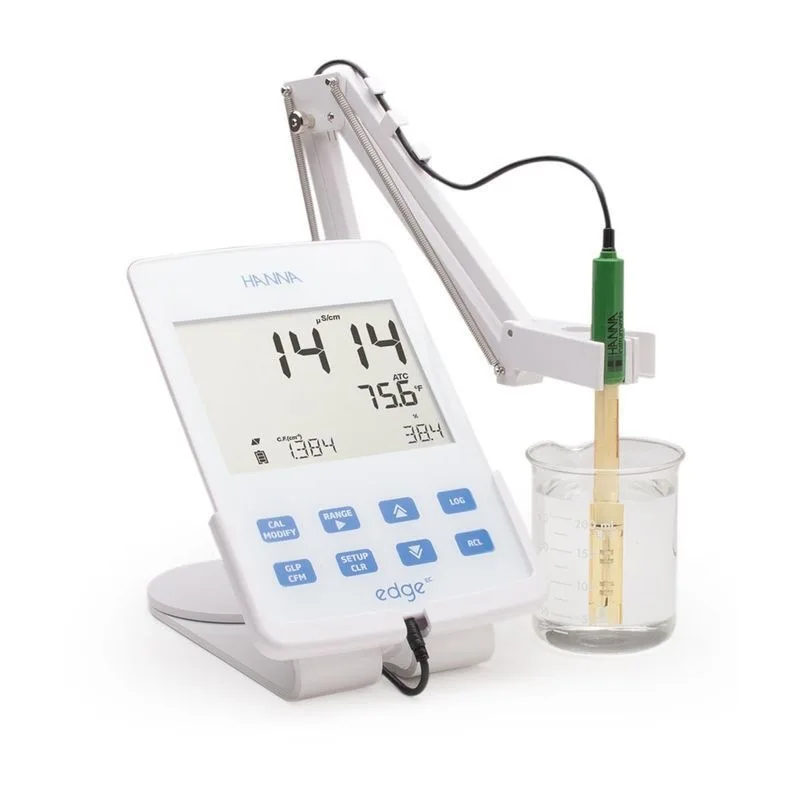 HANNA Large-Screen Tablet EC-TDS Salinity-Temperature Meter HI2003 Poly-Han and Others Other Level Transmitter