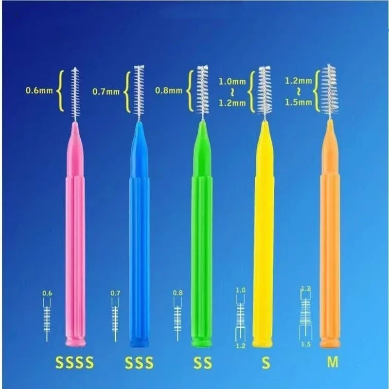 10/100 Pieces I Type Interdental Brushes Teeth Health Care Interdental Cleaner Orthodontic Dental Tooth Brush Oral Hygiene Tool