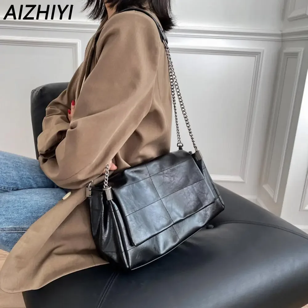 Luxury Handbags for Women Bags Designer Vintage Shoulder Bag New Chain Messenger Bags PU Leather Crossbody Pack Women Purse 2023