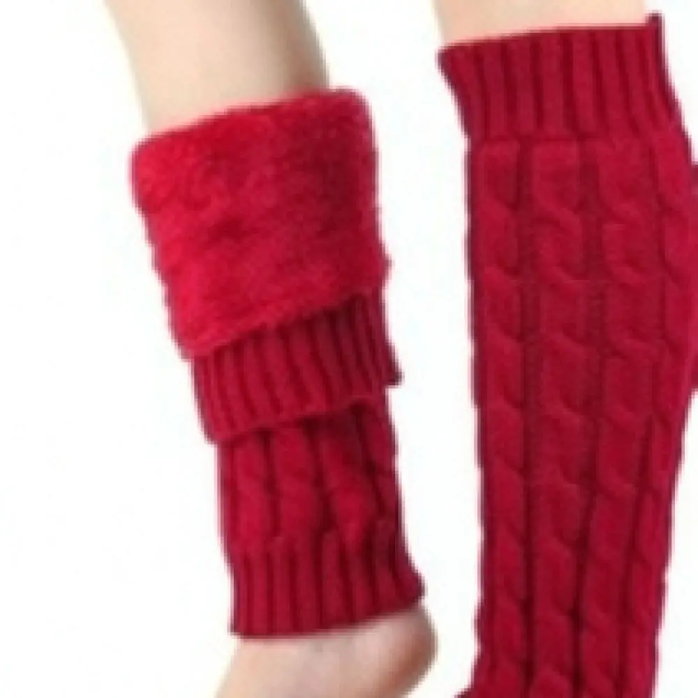 Warm Long Knit Arm Sleeves Fingerless Gloves Winter Thermal Stretchy Sleeves Comfortable Ribbed Knitwear For Unisex