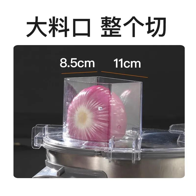 

Dicing Commercial multi-functional electric radish cutting artifact Potato shredding slicer Small canteen vegetable cutt