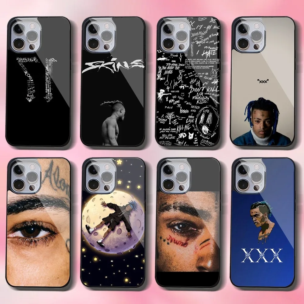 X-XXXTentacions 17 Rapper Phone Case For IPhone 16 15 14 13 Pro Max 11 12 Mini Alex Mirror For Magsafe Wireless Charging Cover