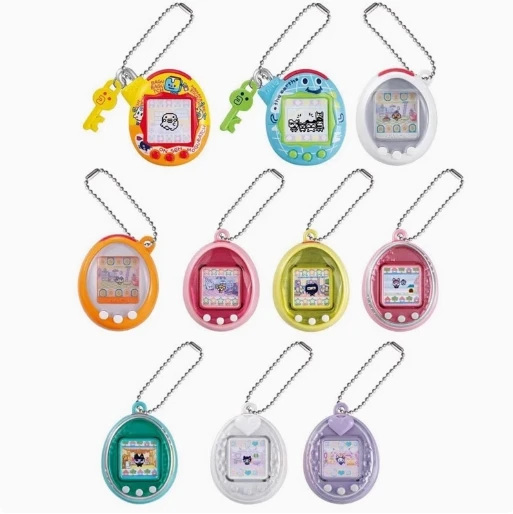Tamagotchi Gashapon Capsule Toy Electronic Pets Game Console Model Pendant Key Chain Decoration Collectible Toys Children\'s Gift