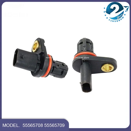 Imagen 2 del producto 2 unids/set Sensor de posición del árbol de levas para Chevrolet Aveo Cruze Sonic Opel Vauxhall Pontiac OEM # 55565708 55565709 25195555 25195556