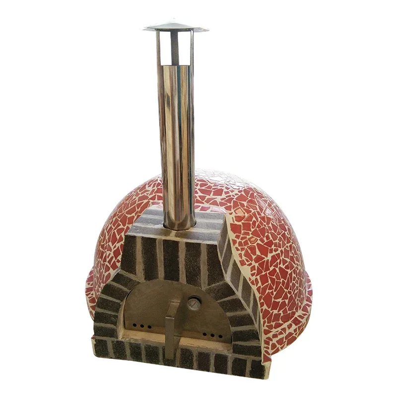 #v Custom Made New Design Factory Price Wood Fired Pizza Oven Garden Pellet Pizza Oven