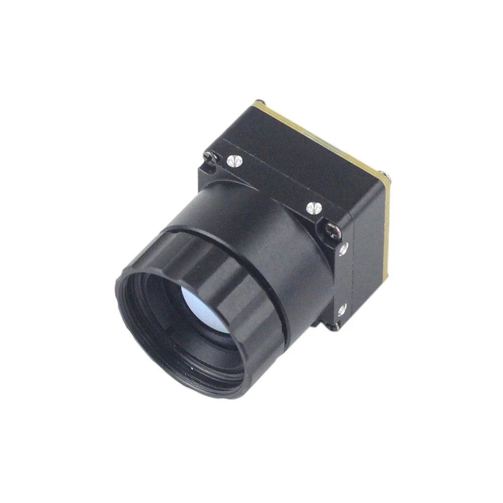 USB Ethernet IR Uncooled Analog Thermal Camera Module Night Vision CMOS Sensor Mini Style IP54 Rated H.265 Compression
