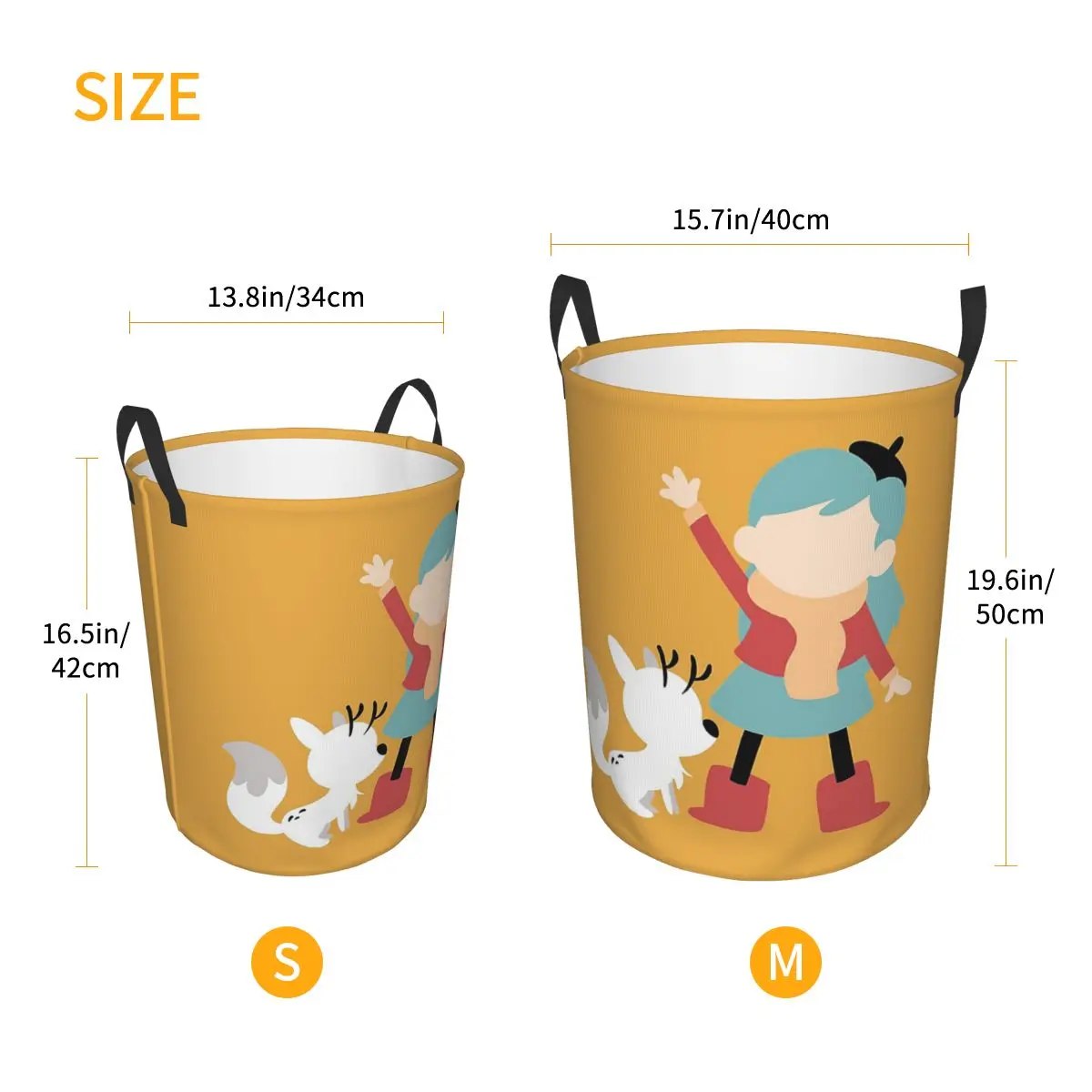 Hilda And Twig Folding Laundry Baskets Dirty Clothes Home Organizer Large Waterproof Hamper For Home Kids