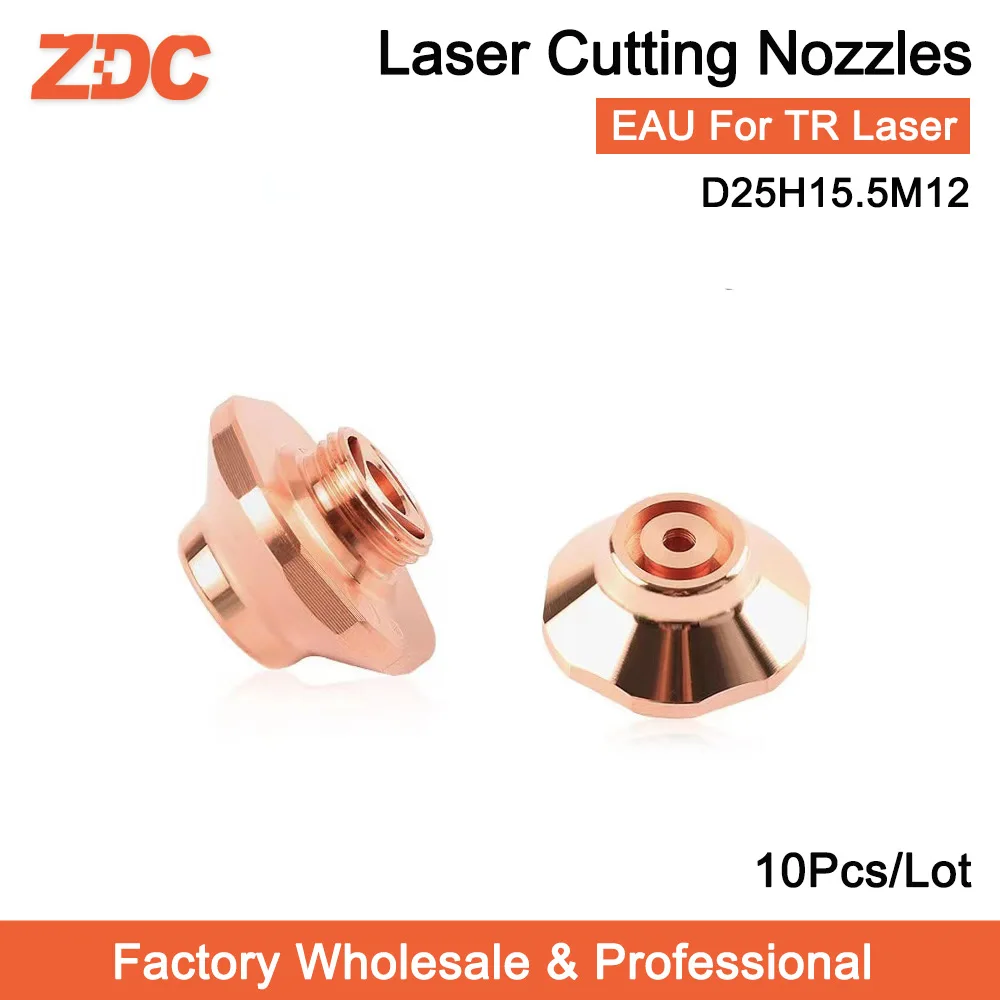 

ZDC 10pcs/lot Double layer nozzle EAU Laser Nozzle 4.0/6.0/1.0mm 2060004 For Fiber Laser cutting machines