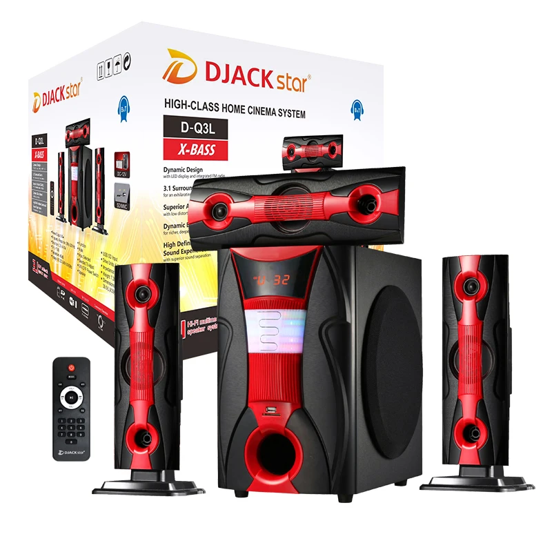 DJACK STAR D-Q3L New 3.1 Home Theater sound System 12