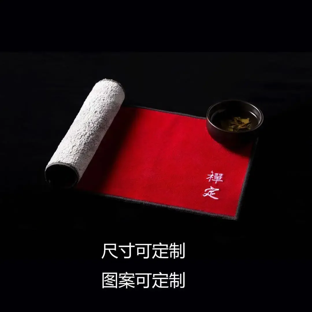 Kung Fu Tea Towel Tea Cloth Absorbent Thickened Tea Set Towel Tea Table Tea Table Cloth Special Wipes Tea Table Accessories Zen