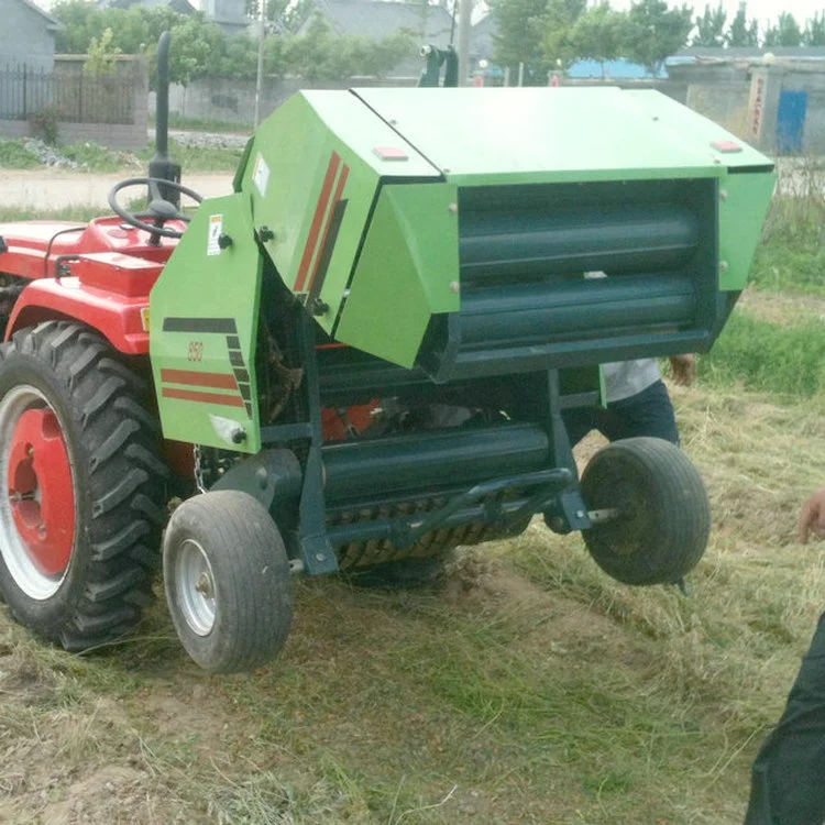 مزرعة تنفيذ آلة المكبس المستديرة الصغيرة YK-0850 جرار القش المستديرة المكبس #3