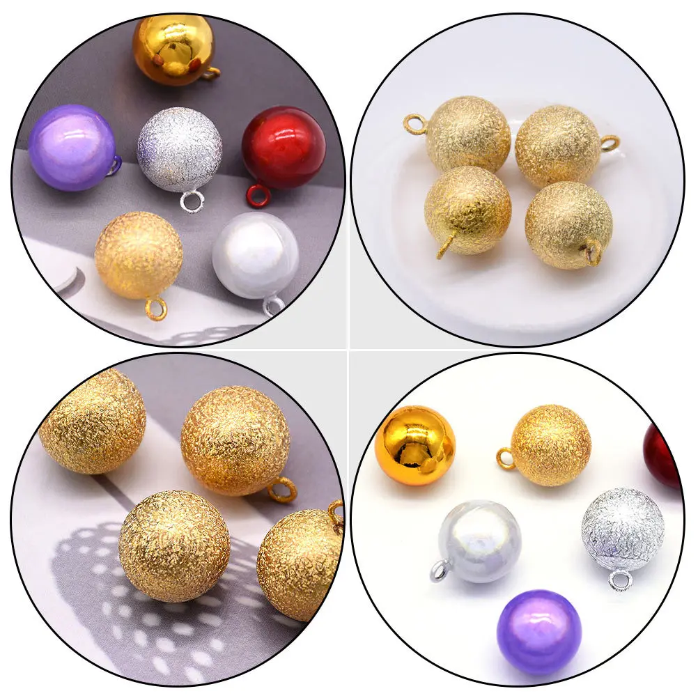 4Pcs Bell Pendants Lightweight DIY Jewelry Making Supplies for Necklace Bracelet Earrings Home Decoration Crafts