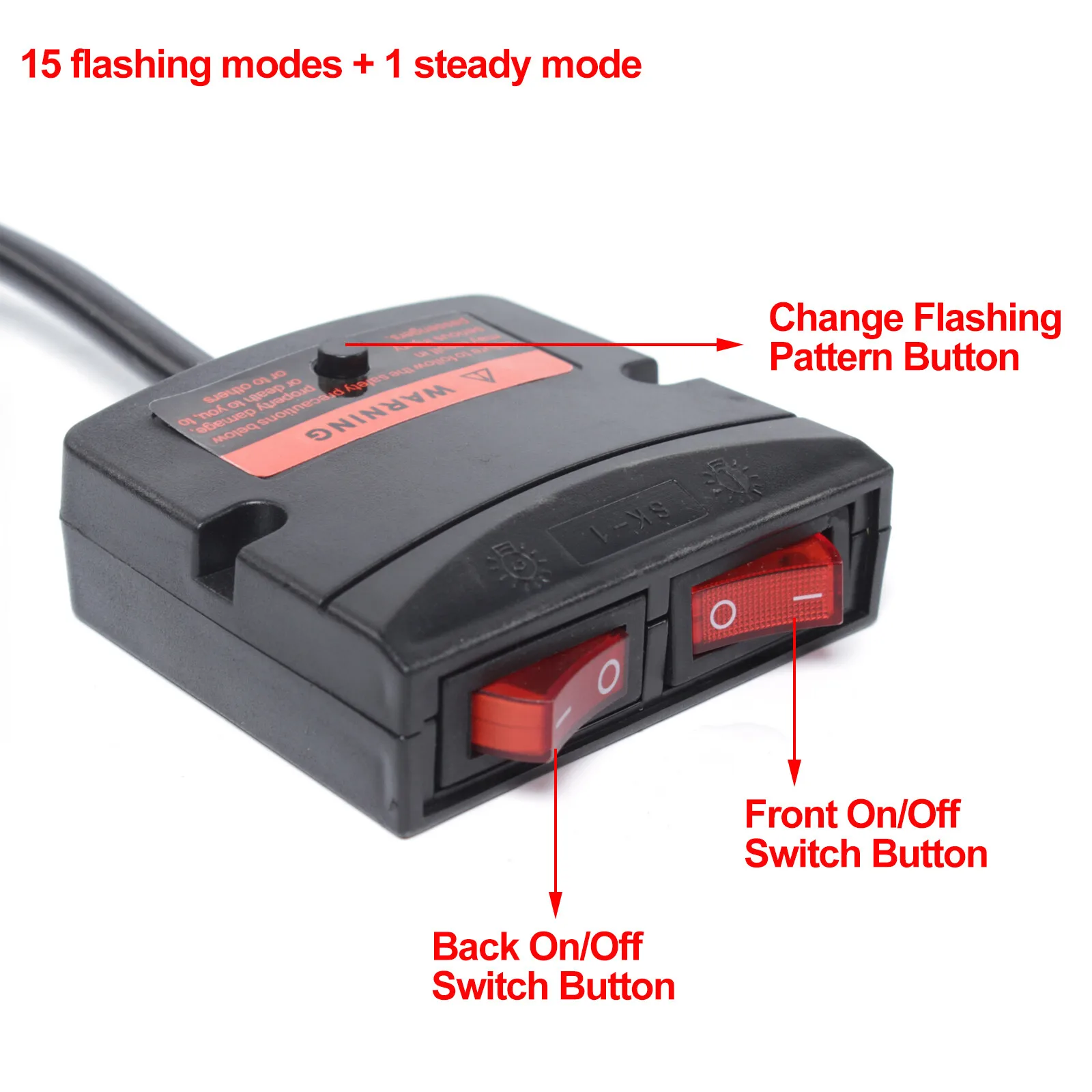 51 "96-LED العنبر ضوء بار منارة الطوارئ تحذير سحب شاحنة محراث الخادم ستروب