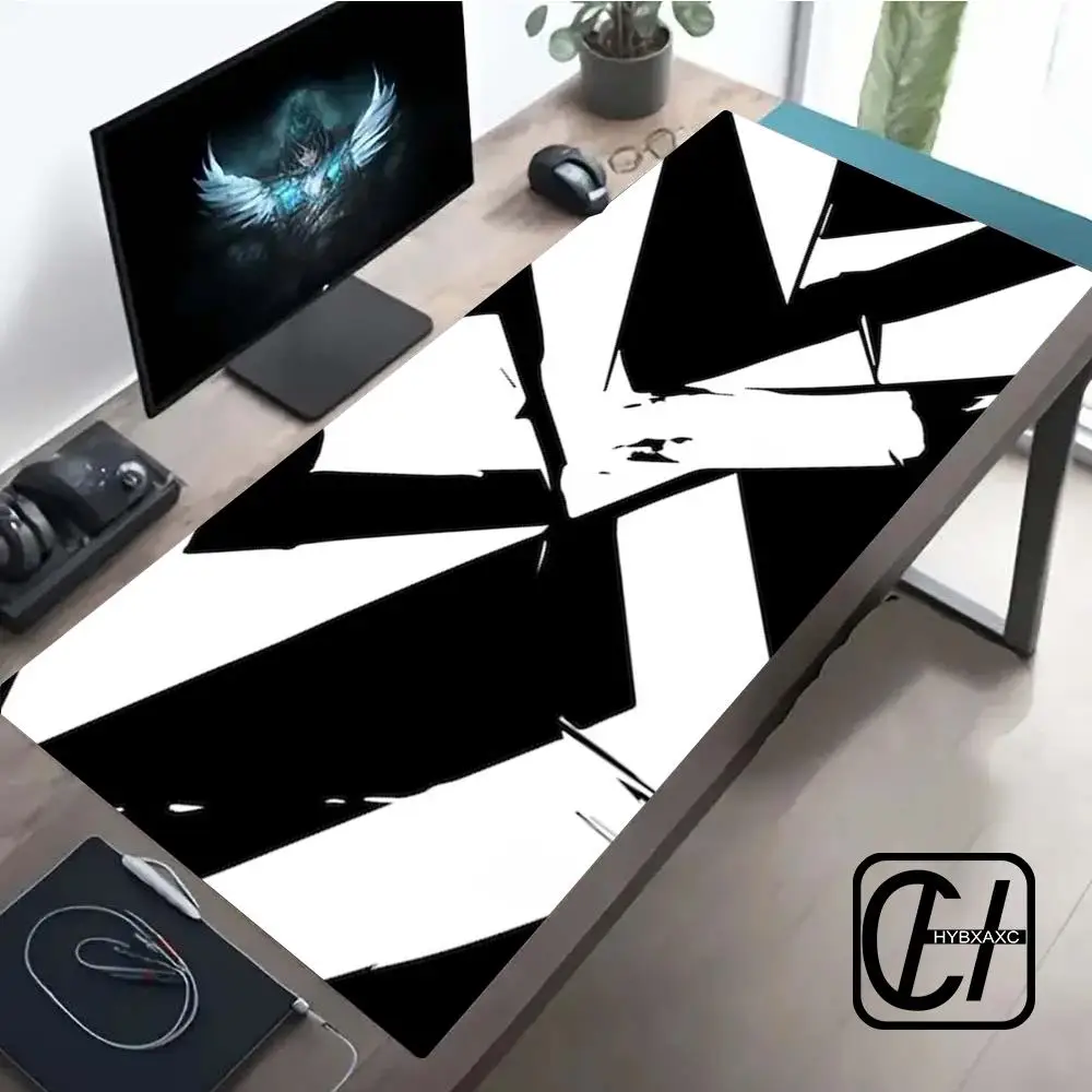 

Graffiti Art Mouse Pad XXL RGB Gaming Mouse Pad Gamer Accessories Large LED Light Mousepads PC Computer Desk Mat with Backlit