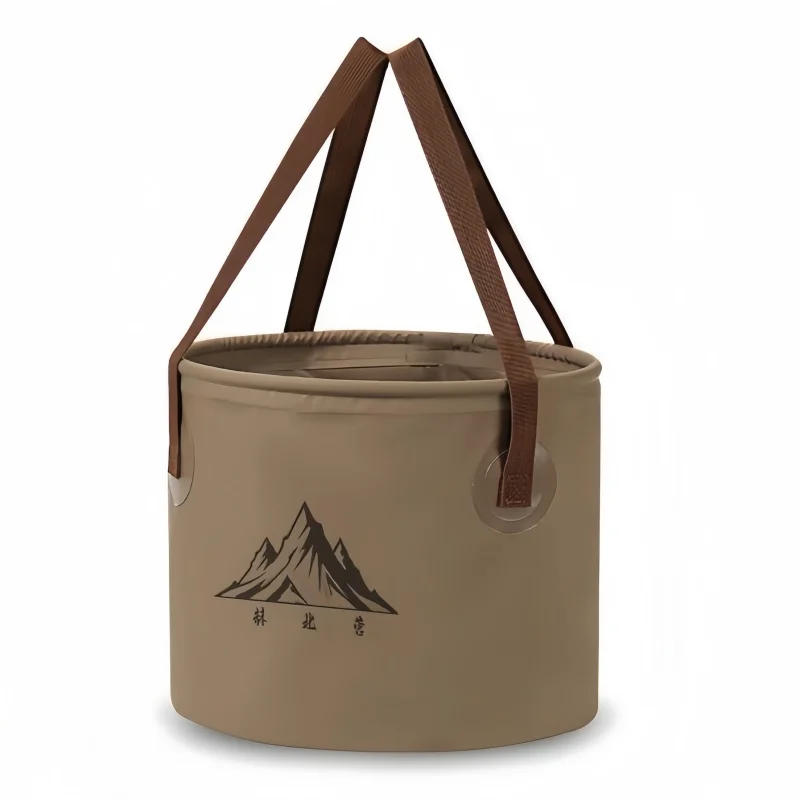 

12L/22L/32L Outdoor Foldable Water Bucket Multi-Functional Camping Wash Bucket Face Basin Home Use Foldable Water Bag
