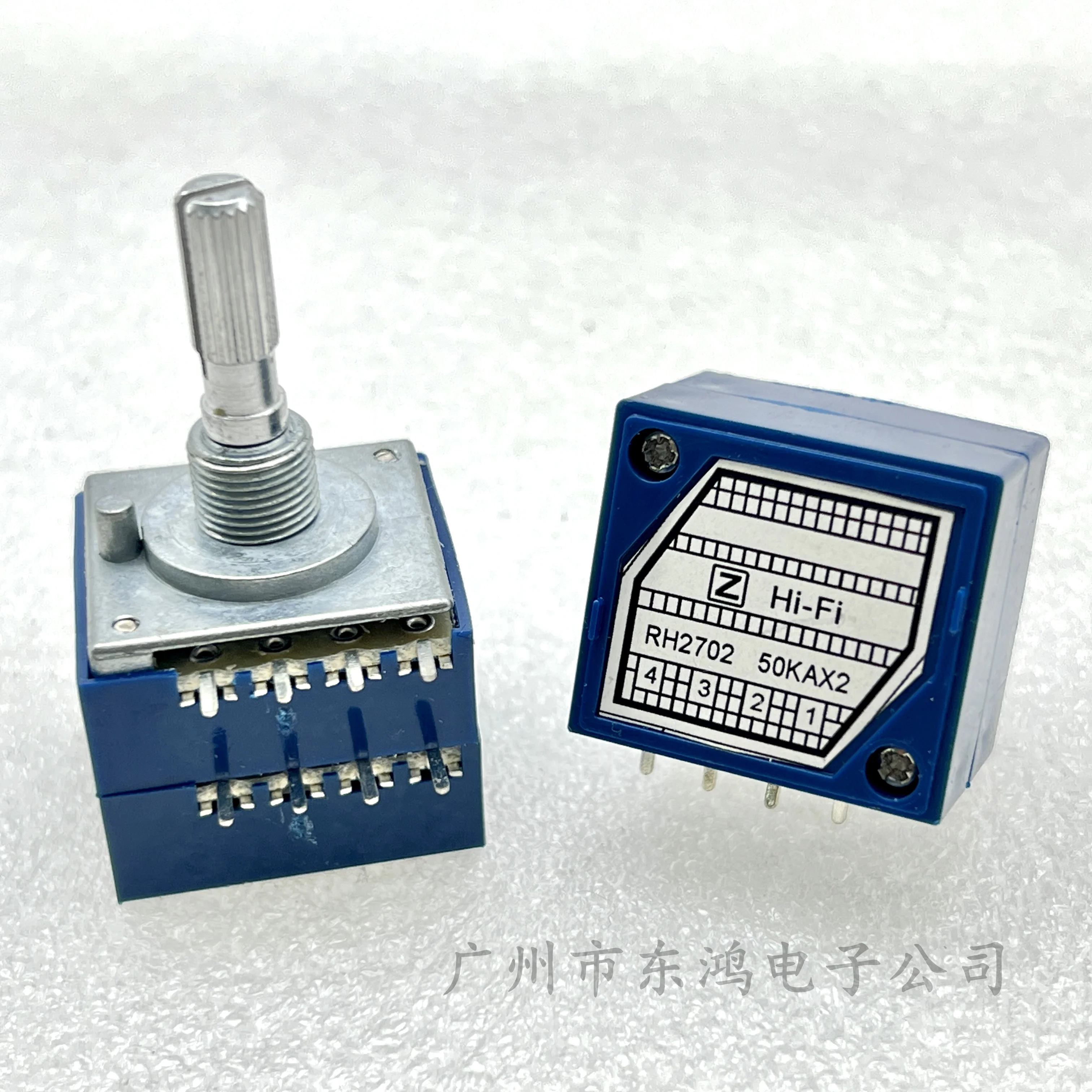 1 PCS Audiophile Joint Venture Resistance Stepper RK27 Type Duplex Volume Potentiometer RH2702-50KA Index