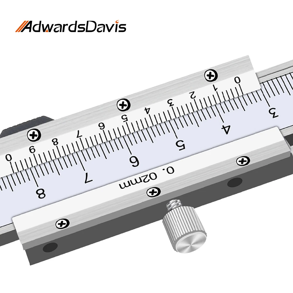 High-Precision Long Claw Inner Diameter Inner Groove Vernier Caliper 150mm 200mm 300mm Groove Measurement Tools Instrument