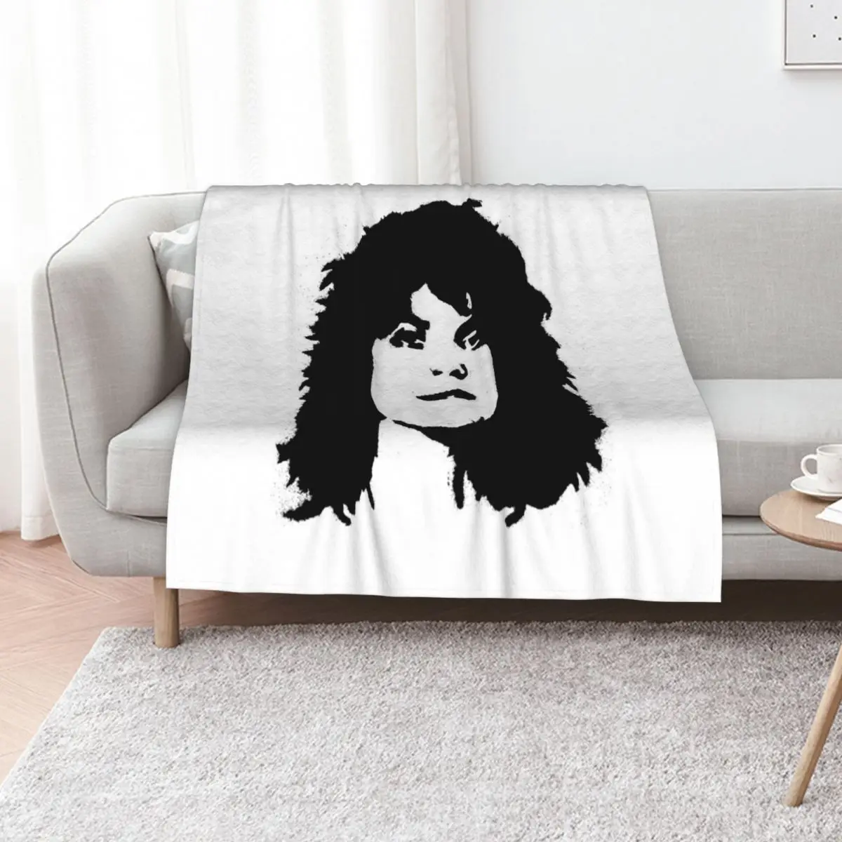 Retro Vintage Retro T Rex Marc Bolan Tribute Throw Blanket Comforter halloween funny gift Decorative Beds Retros Soft Blankets