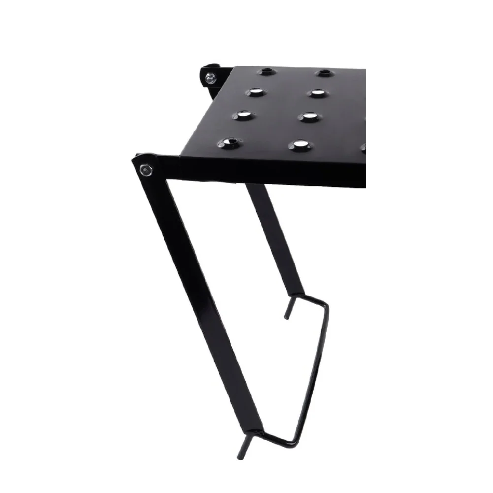 Multi-purpose Step Stool Telescoping Ladder Shelf For High Reach Tasks Easy Storage Solution Stable Safety Base For Oil Drums