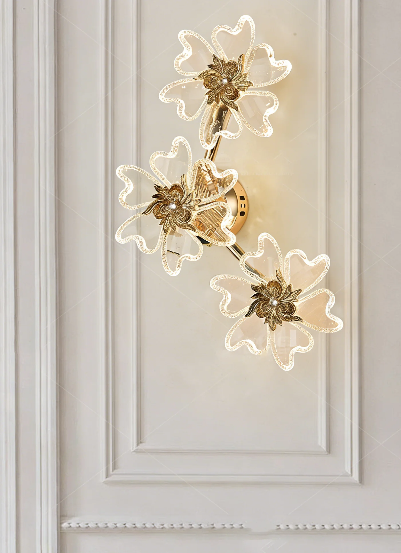 BOSSEN تصميم حلقة أمريكية كريستال الثريا الذهب بريق الأجهزة قابل للتعديل معلقة عكس الضوء ضوء السقف لجزيرة المطبخ