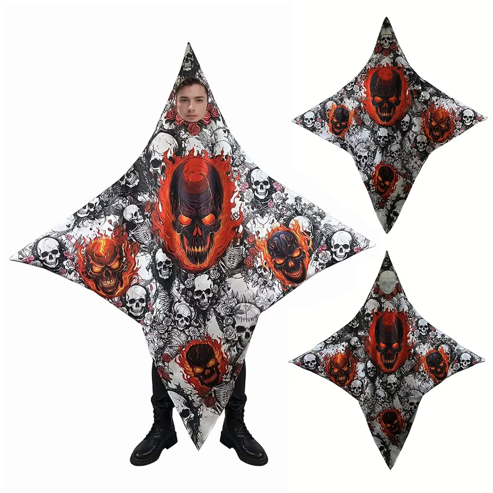 四芒星コスプレ仮装パーティージャンプスーツクリスマスハロウィンステージパフォーマンスクリエイティブ面白い Cos 服アニメ小道具