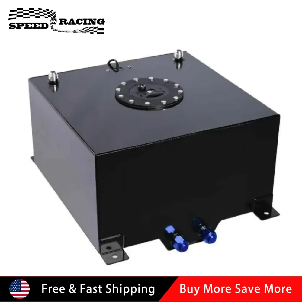 

Universal 10 Gallon 40L Aluminum Racing Drift Strip Fuel Cell Gas Tank + Level Sender For Hot Rod Street Racing Track Cars SUV
